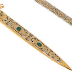 Gift dagger "Vostok" with malachite, Zlatoust