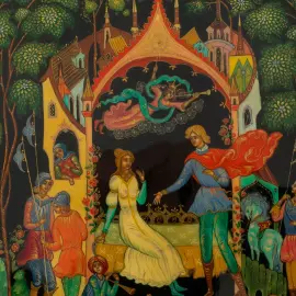 Нарды из древесины "огненное перо" и янтаря  "Жемчужина востока" коллекции "Ориент" Нарды из древесины "огненное перо" и янтаря  "Жемчужина востока" коллекции "Ориент"