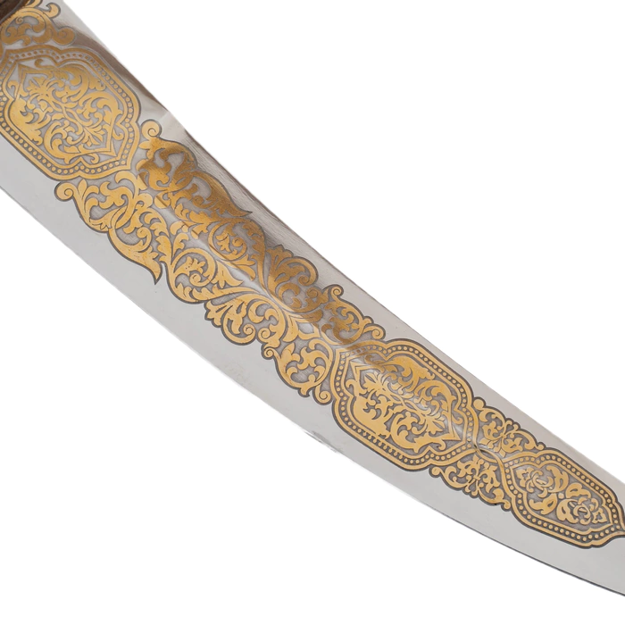 Gift knife "Sultan. Vostok" with malachite, Zlatoust