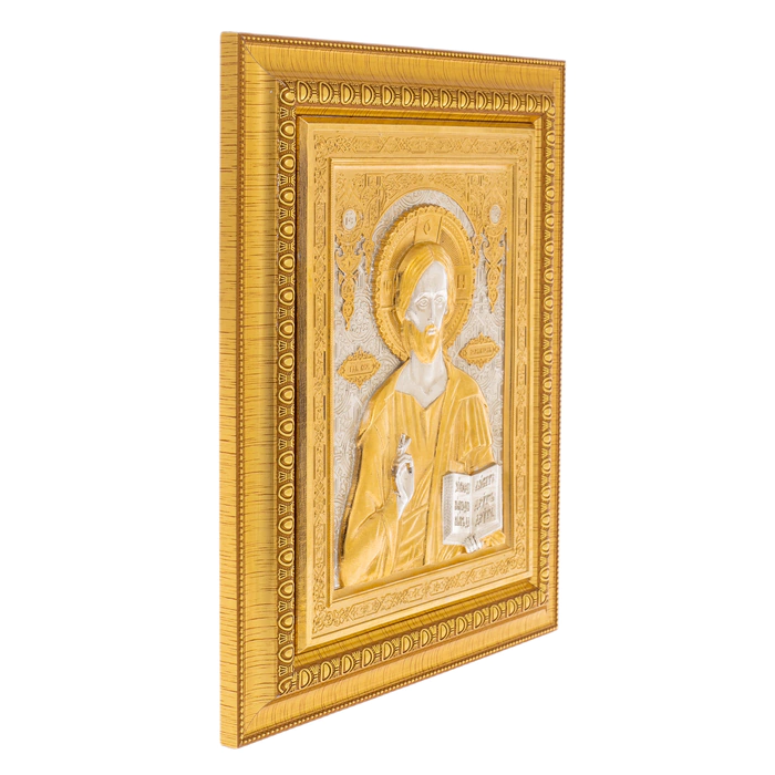 Electroplating icon "Jesus" Chrysostom