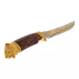 Нож подарочный "Медведи" Златоуст