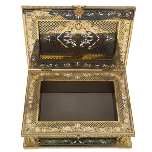 Malachite casket "Izisk" Zlatoust
