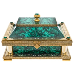 Malachite casket "Izisk" Zlatoust
