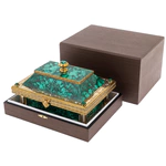 Malachite casket "Izisk" Zlatoust