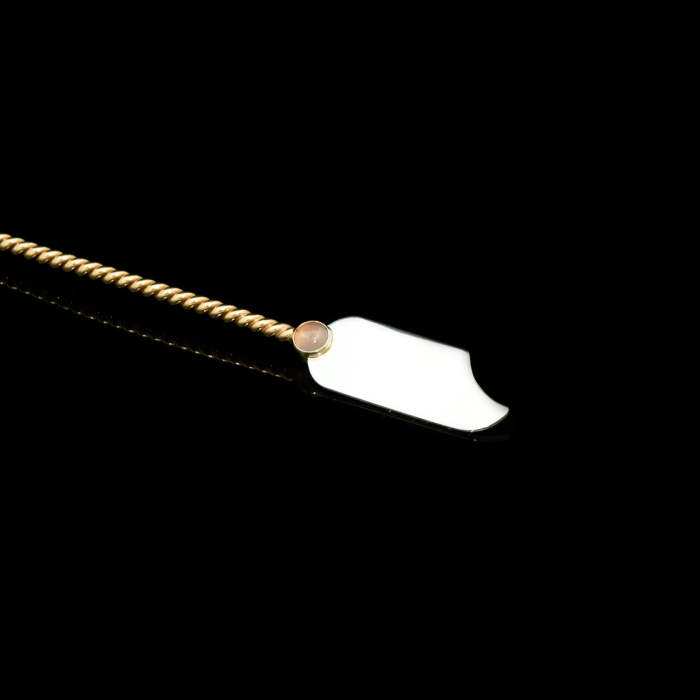 Caviar bowl "Sturgeon" with gilding