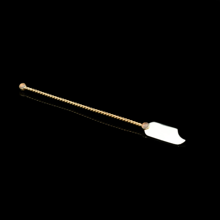 Caviar bowl "Sturgeon" with gilding
