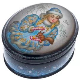 The box "The Snow Maiden" Krasnoslobodtsev, Fedoskino