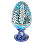 Egg-box "Santa Claus" (silver, enamel)