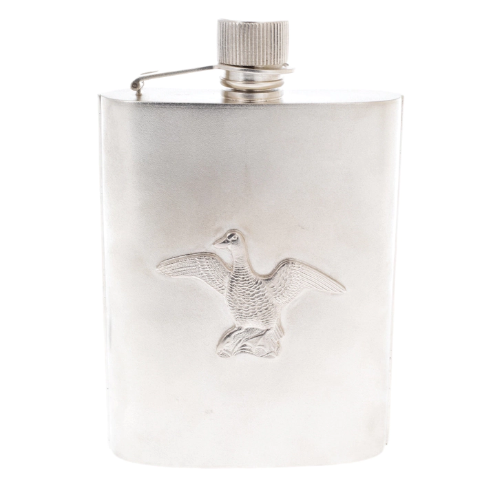 Silver flask "Goose"
