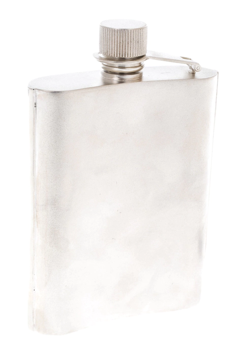 Silver flask "Goose"