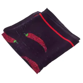 Платок из шелка "Перцы" Платок из шелка "Перцы"