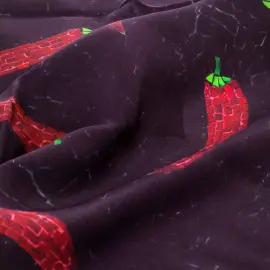 Платок из шелка "Перцы" Платок из шелка "Перцы"