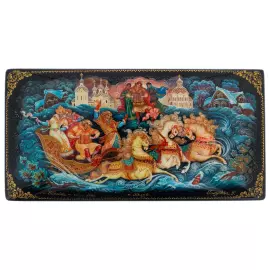 Шкатулка "Тройка" Голубева, Холуй