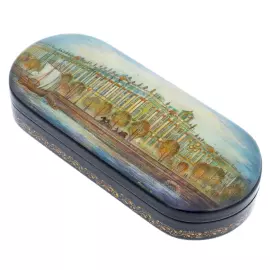 Шкатулка "Зимний дворец" Комяков, Холуй