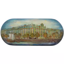 Шкатулка "Зимний дворец" Комяков, Холуй