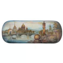 Шкатулка "Санкт-Петербург" Комяков, Холуй