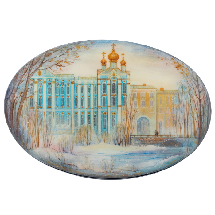 Шкатулка "Царское село" Комяков, Холуй