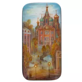 Шкатулка "Спас на крови" Комяков, Холуй