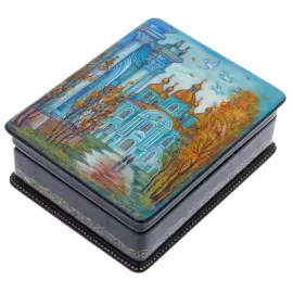 Шкатулка "Никольский собор" Столетова, Холуй