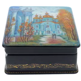 Шкатулка "Никольский собор" Столетова, Холуй