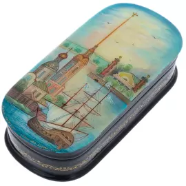 Шкатулка "Санкт-Петербург" Кузнецова, Холуй