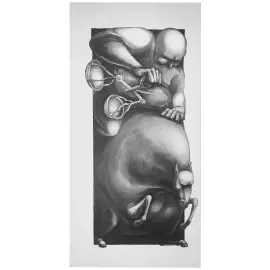 The author's quadriptych "Horsemen of the Apocalypse"