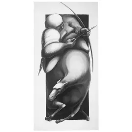 The author's quadriptych "Horsemen of the Apocalypse"