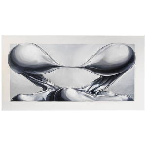 The author's painting "The French Kiss"