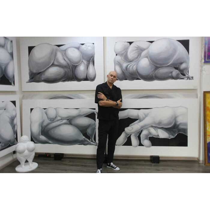 The author's painting "Moonlight"