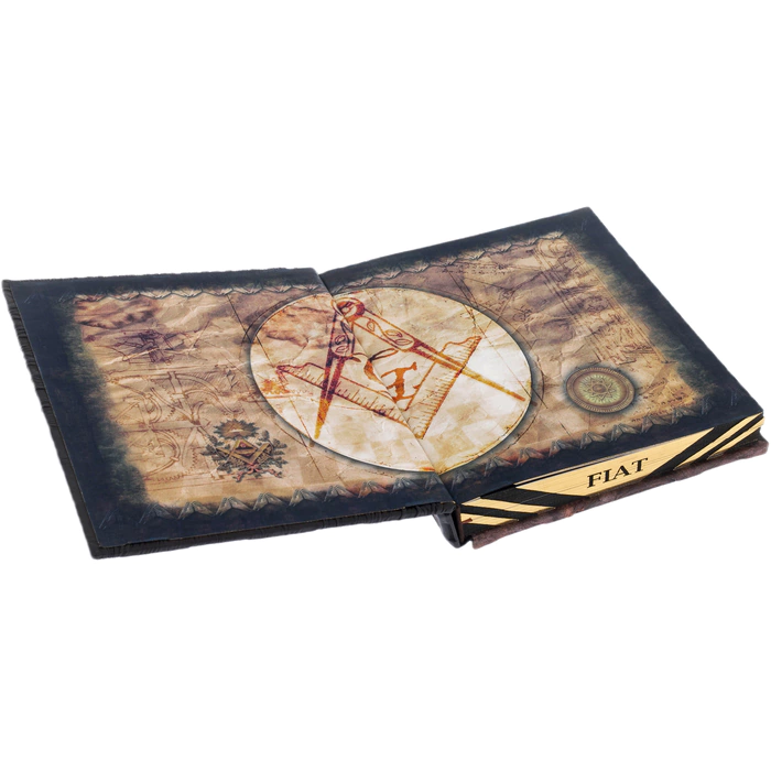 Leather-bound book "Freemasonry" (Pietra scura)