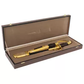 Тесак и нож "Охота на оленя" в ножнах, Златоуст