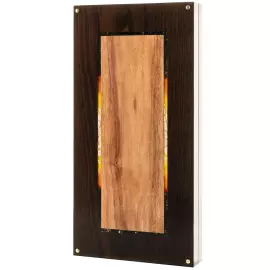 Нарды из мореного дуба, ореха и янтаря "Геометрия"