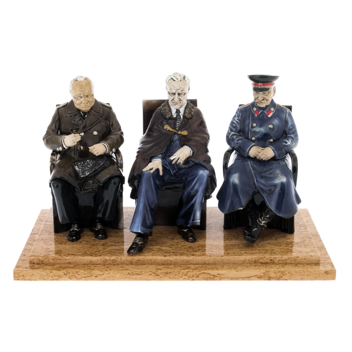 Porcelain composition "Yalta Conference of 1945"