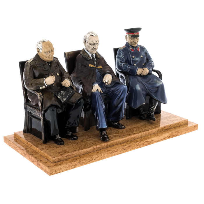 Porcelain composition "Yalta Conference of 1945"