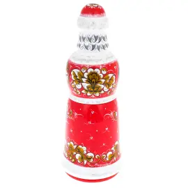 Футляр под штоф "Дед Мороз" Хохлома