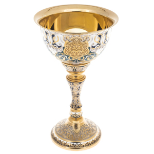 Ornament cup with enamel, Zlatoust