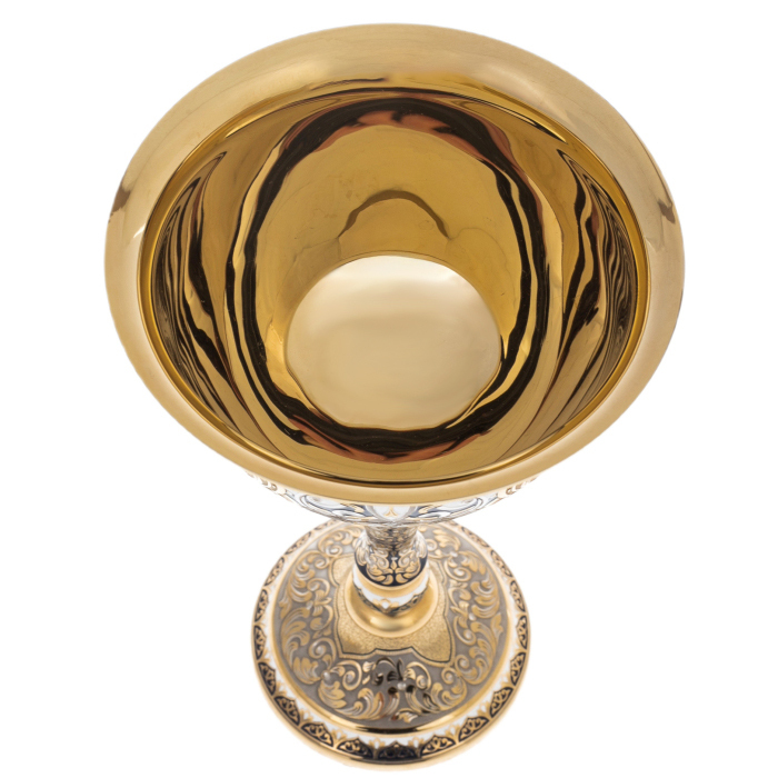 Ornament cup with enamel, Zlatoust