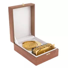 Table composition "Star of the East" on an obsidian stand, Zlatoust