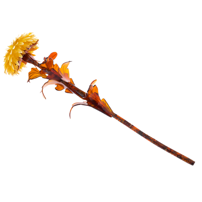 Amber flower "Astra"
