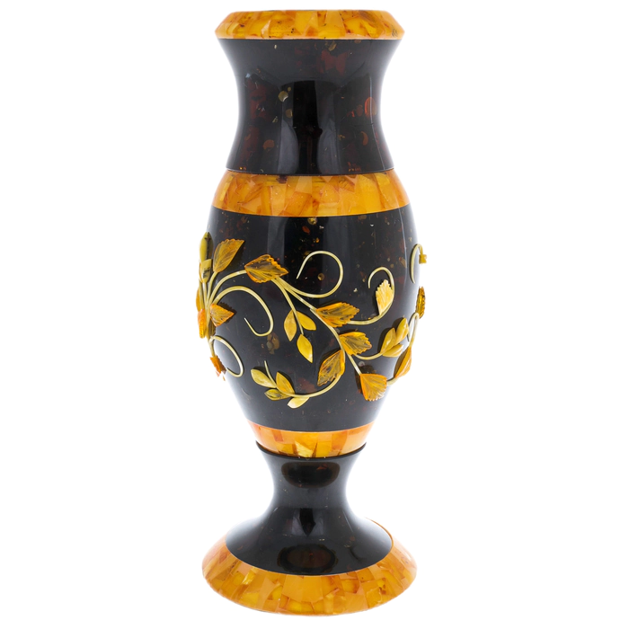 Souvenir made of amber "Flower vase"