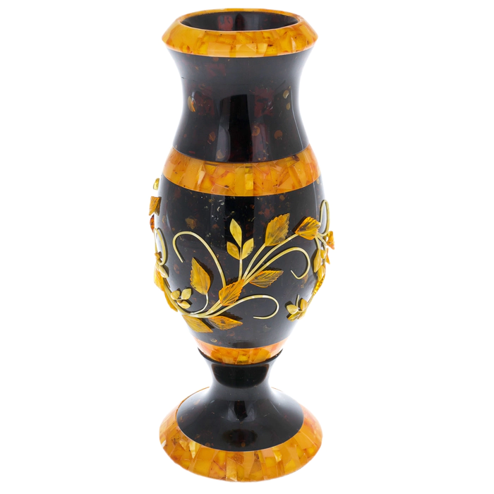 Souvenir made of amber "Flower vase"