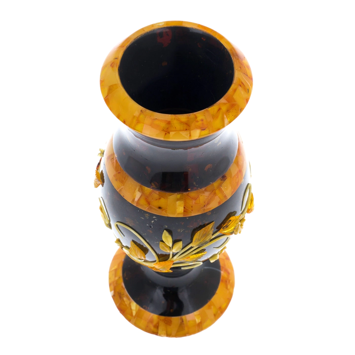 Souvenir made of amber "Flower vase"