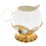 Coffee set "Boyarina" with lapis lazuli, for 4 persons, Zlatoust