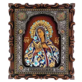 Икона из дуба "Калужская Богоматерь"