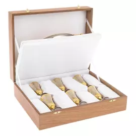 Набор для водки "Праздничный" с родонитом, на 6 персон, Златоуст