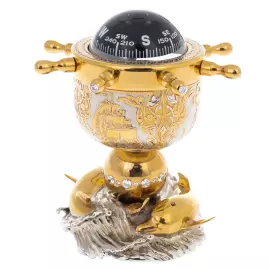 Desktop barometer "Compass" Zlatoust