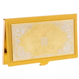 Business card holder "Coat of Arms. Russia. Moscow" Zlatoust