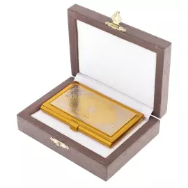 Business card holder "Coat of Arms. Russia. Moscow" Zlatoust