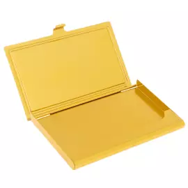 Business card holder "Coat of Arms. Russia. Moscow" with cubic zirconia, Zlatoust