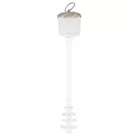 Матрешка-медовница из стекла "Снегурочка" со стразами Swarovski